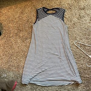 Gap navy striped dress